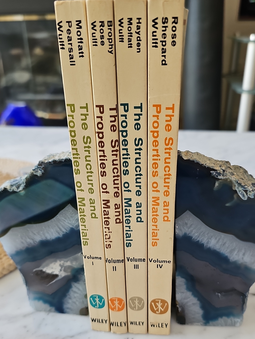 The Structure and Properties of Materials Complete Four Volume Paperback Set